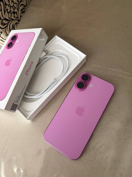 Айфон 16 пинк 100% емкость