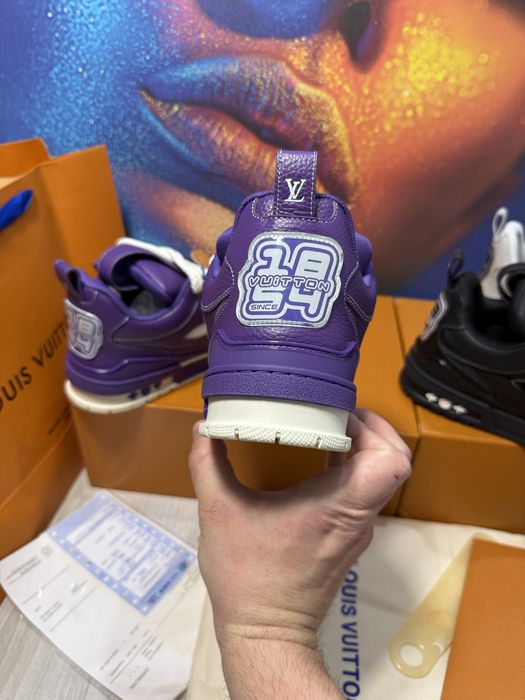 Adidasi Louis Vuitton Skate piele naturala Full Box colectie noua