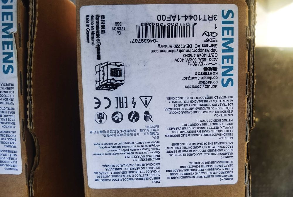 Contactori Siemens,Schneider,Telemecanique noi