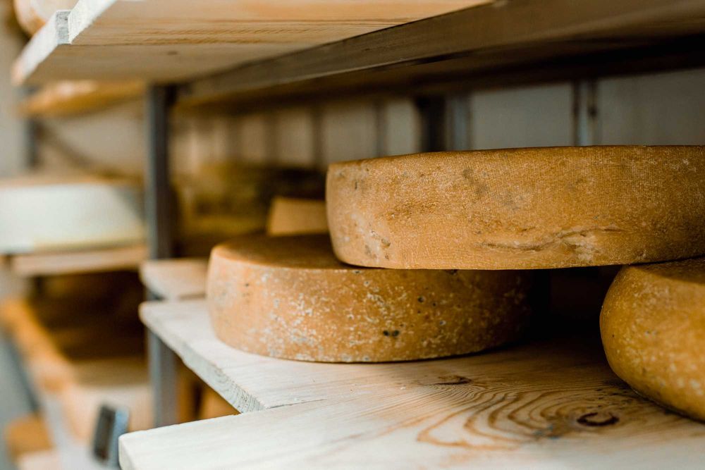 Brânză maturată, din lapte nepastaurizat