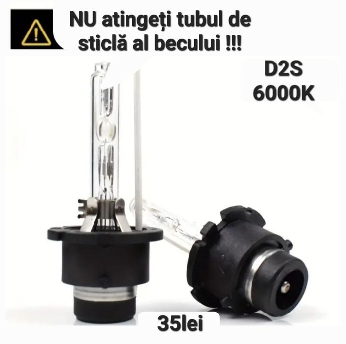 Becuri Xenon D2S D2R 6000LM set 2buc