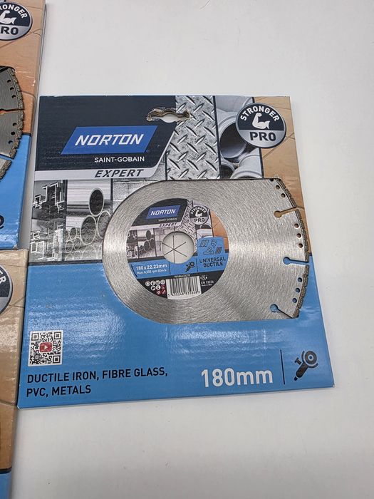 Disc diamantat Norton Expert 180 mm x 22,23 mm pentru polizoare unghiu