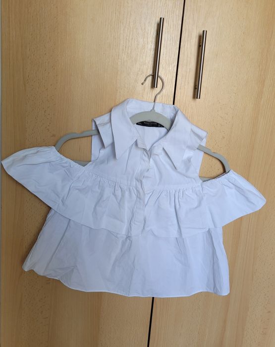 Bluza alba deosebita Zara