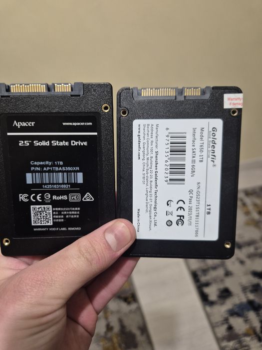 Продам ssd 1tb 2шт
