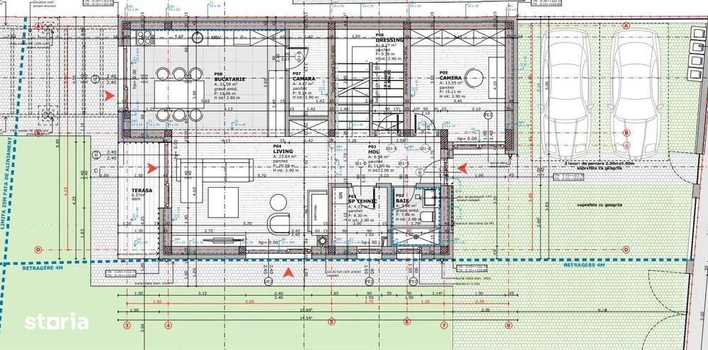 Casa individuala 166 mp utili si teren 450 mp in Someseni