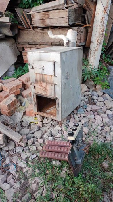Газовый котел с горелкой