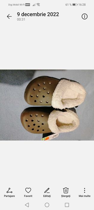 Set ghete Inextenso cu crocs pentru copii, mărime nr.27