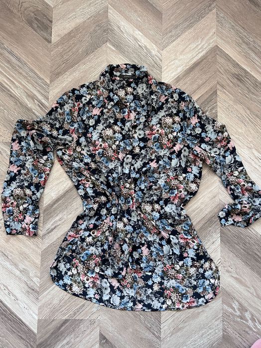 Дамска риза и панталон с висока талия