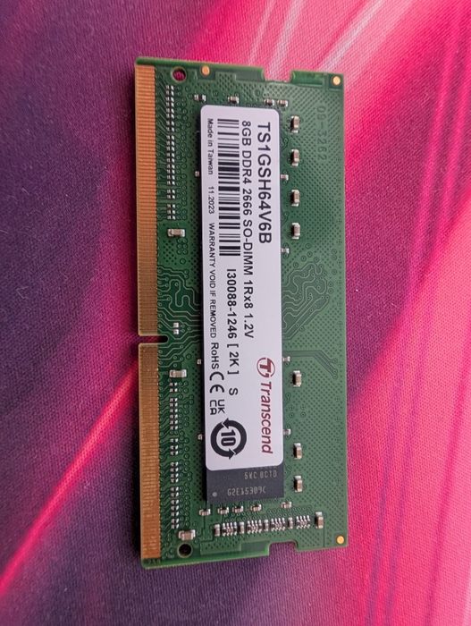 RAM Transcend 2666mhz  8gb