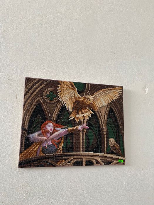 Vand tablouri cu diamante,lucrate manual