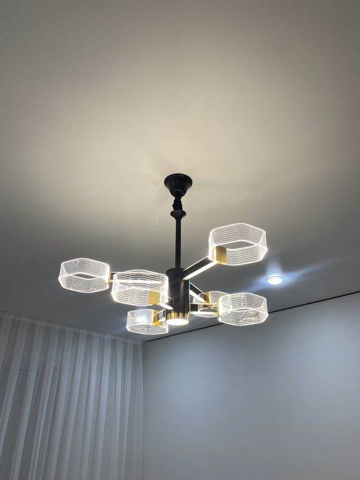 Люстра диодная, 6 ламп