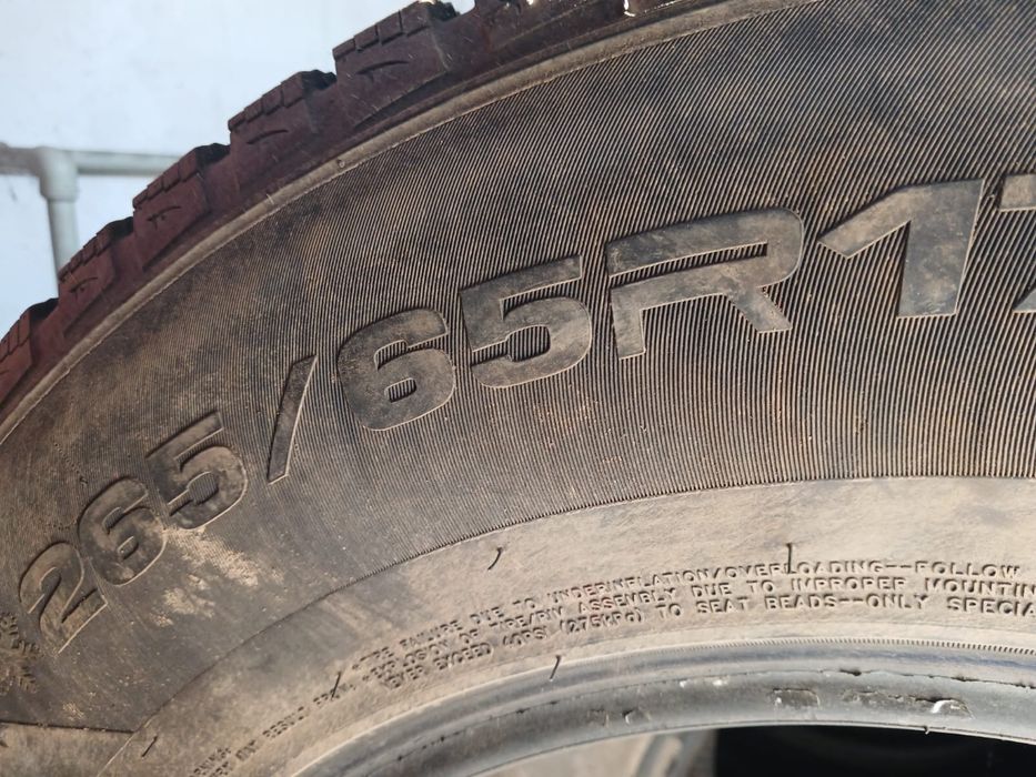 Шины  265/65 R17