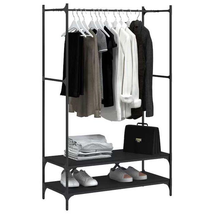 Suport Haine Negru Black IKEA The Home KIKA Exotique Dulap Dressing