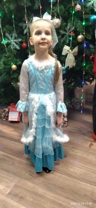 Платье для девочки Эльзы