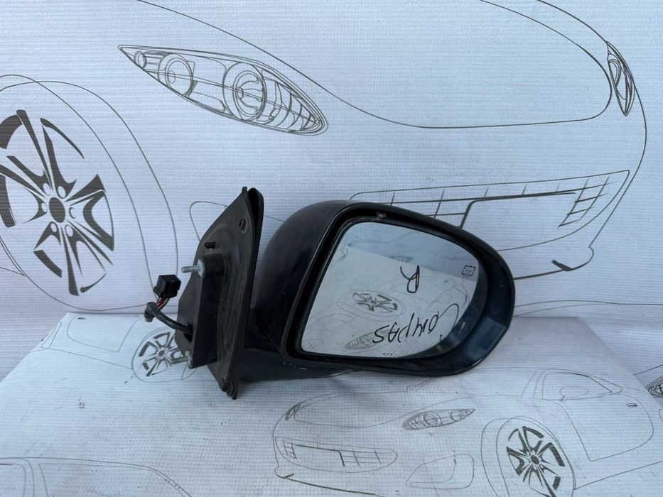 Oglindă Retrovizoare Dreapta Electrică 7 Pini Jeep Compass 68365136AA / [2017-2026] / (5C3)