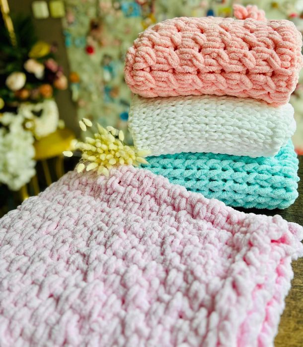 Промоция Ръчно плетено меко одеало