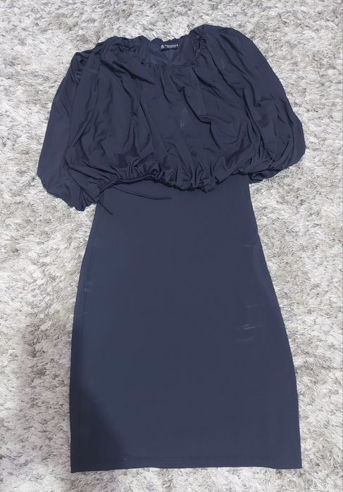 Rochita Zara sexy scurta deosebita XS/bufanta/noua