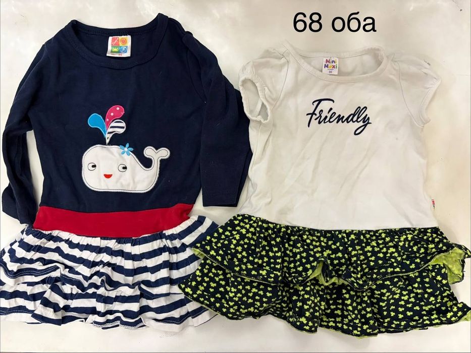 Одежда для девочек 6 мес до 1 года