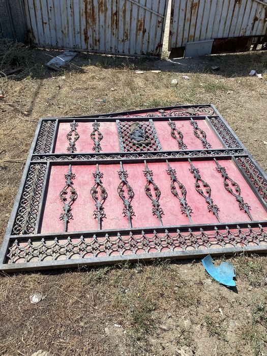 Варота б.у кованная толстые листы