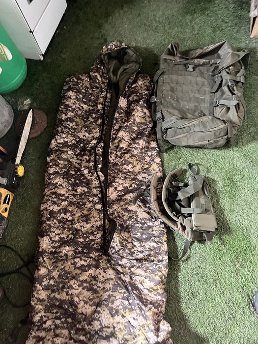 сумка с спалный мешком