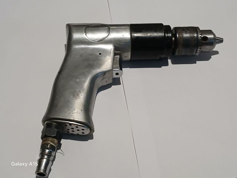 Воздушный дрель (havo dreli, kompressor orqali ishlaydi, juda kam ishl