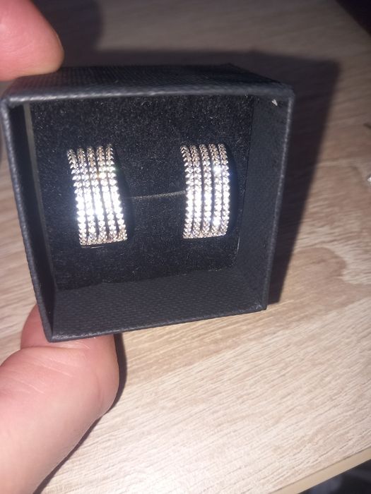 Cercei argint cu pietre zirconiu