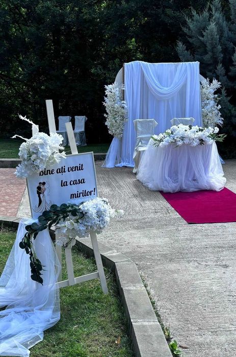 Decor si aranjamente florale nunta/ botez /evenimente cununii