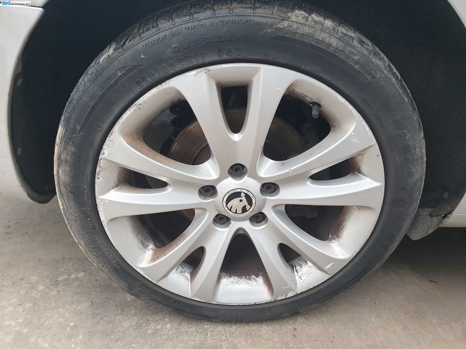 Set 4 Jante Roti Aliaj 5x112 225 45 17 R17 Skoda Superb 2 2008 - 2015 [K9118]