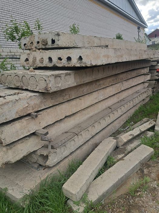 Плиты, стены, плиты заборные БУ