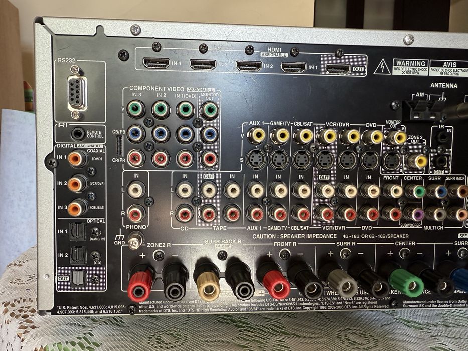 Onkyo TX-SR875 24 КГ мощен ресивър