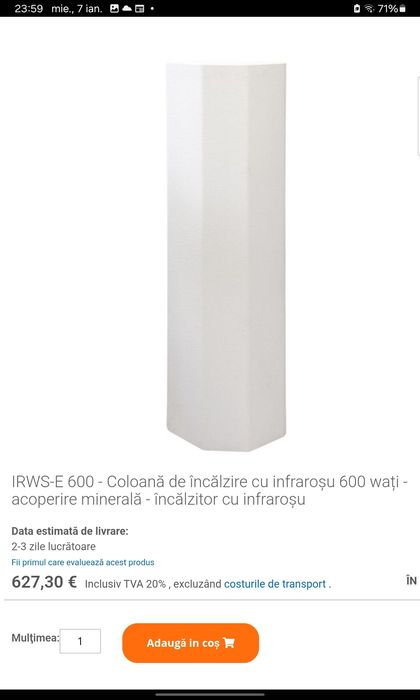 Radiator încălzire, calorifer infrarosu