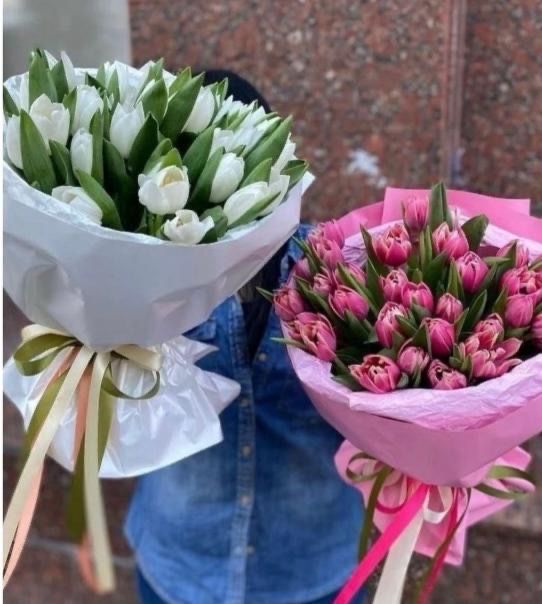 Премиум-тюльпаны к 8 Марта