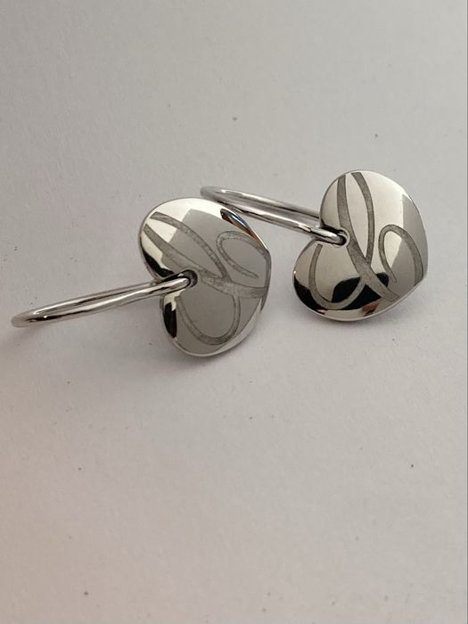 Cercei aur alb Chopard