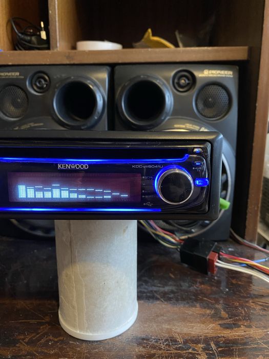 KENWOOD kdc-w6041u - СИНИ ПУРИ! - Винтидж модел -USB CD mp3 плеър за кола сд авто радио