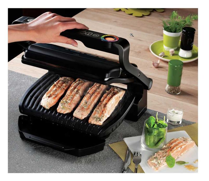Gratar electric Tefal OptiGrill+ GC712834, 2000 W, 6 programe automate