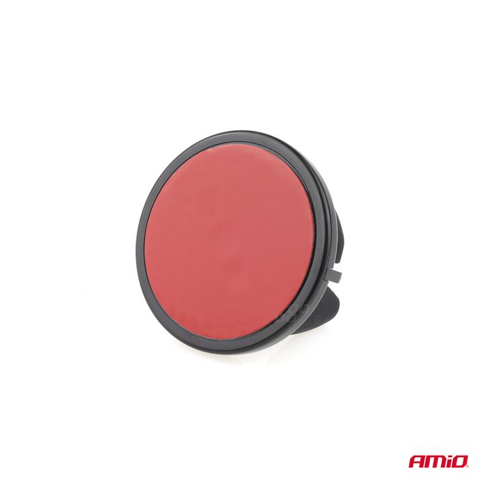 Suport auto pentru telefon Amio Hold-15, suprafata silicon, rotatie 360, fixare banda dubla adeziva
