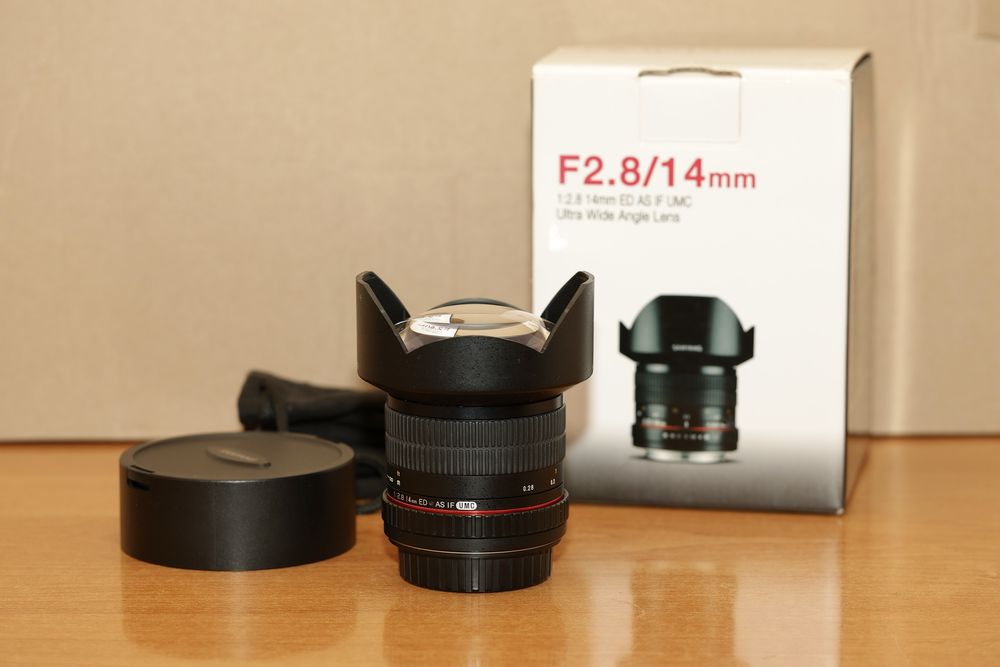 Samyang 14mm f-2.8 для EF