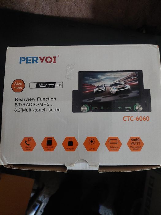 Casetofon  1 Din Display  taci