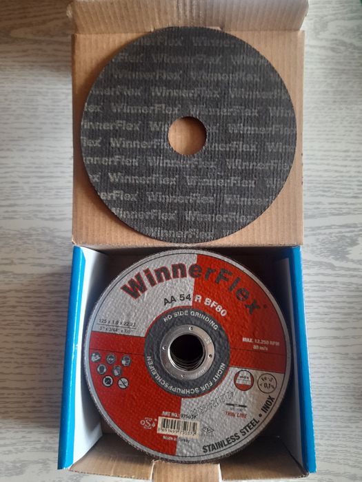 Pânze flex pentru fier si inox.  Winner Flex 125×1,0x22