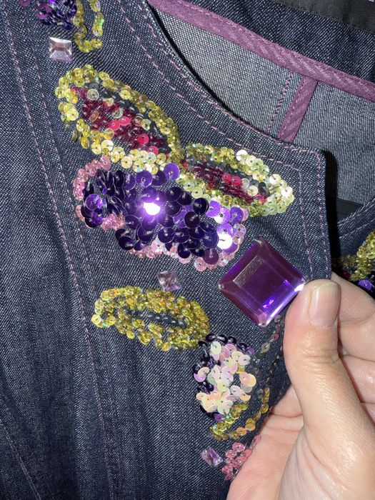 женский плащ джинсовый