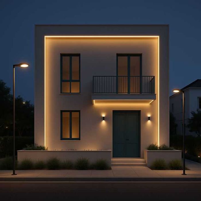 LED подсветка фасадов и домов | LightConnect