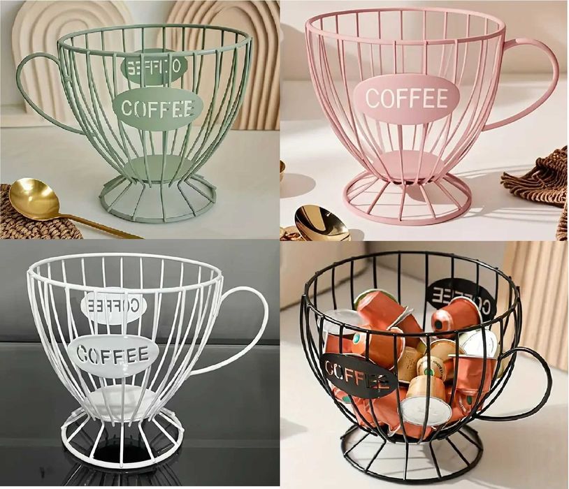 Органайзер Метална поставка за кафе капсули за Nespresso Dolce Gusto