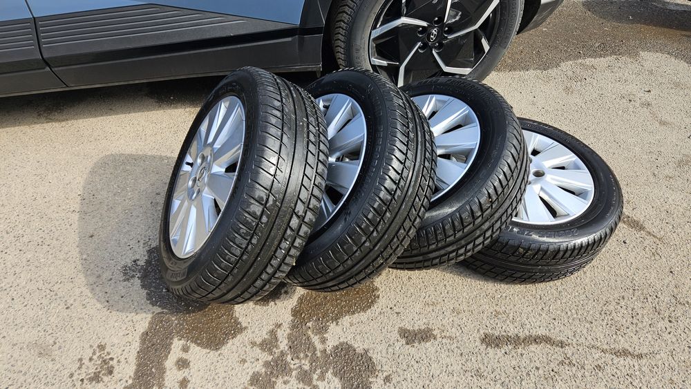 Оригинални джанти Opel 5x110x16"+ гуми Riken 205/55/16 94W XL  DOT21