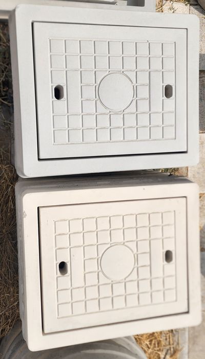 Колодец крышка круглый и квадратных