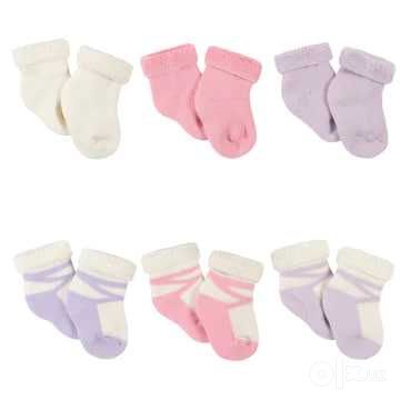 Носочки махровые GERBER для малышей (0-6 мес,6-9 мес)