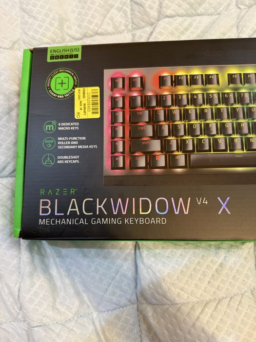 Tastatura RAZER BLACKWIDOW V4 X NOUA in garantie nedesfacuta