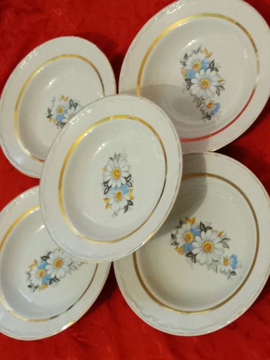 Тарелки большие ГДР Чехословакия Япония старый Китай СССР