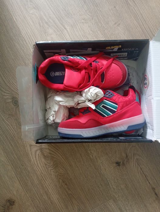 Adidași cu roti NOI - Breezy Rollers Fresh Red/Navy