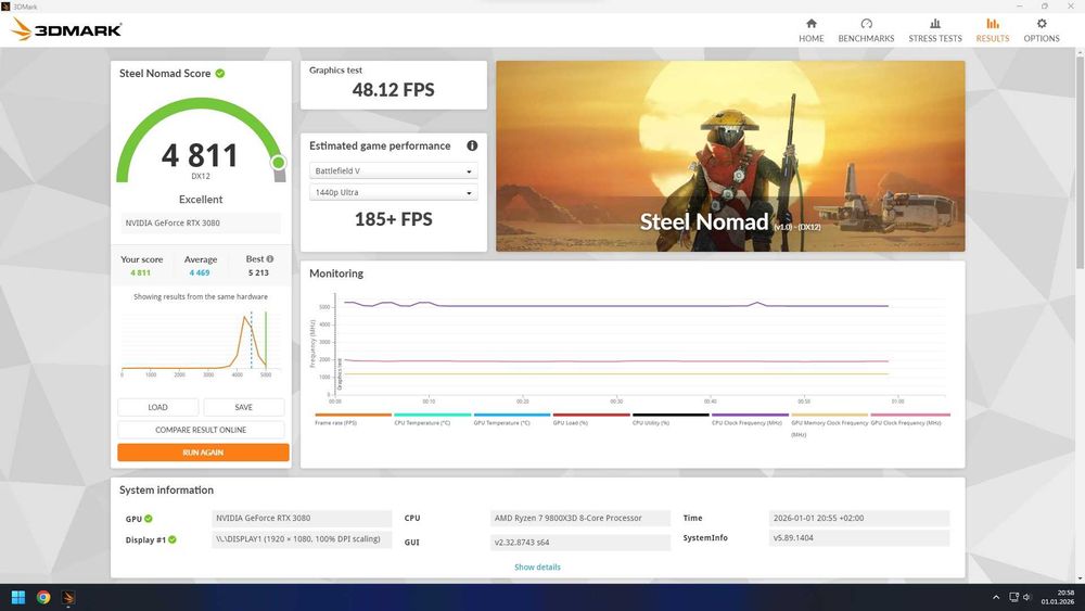 PC Gaming Ryzen 7 9800X3D/RTX3080/32GB RAM/4TB SSD/1200W 80+ Platinum