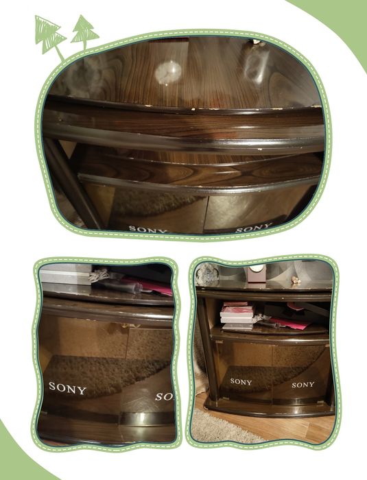 Журнальный столик полированный.